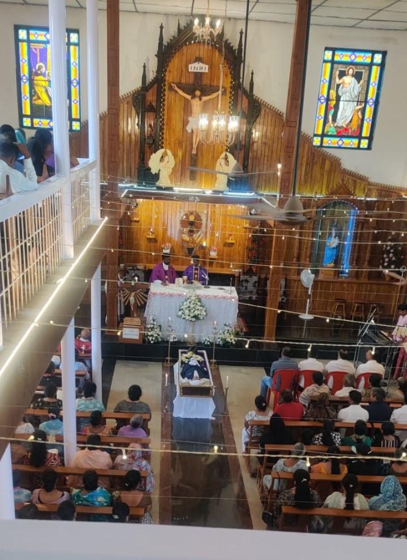 Off he went without a warning